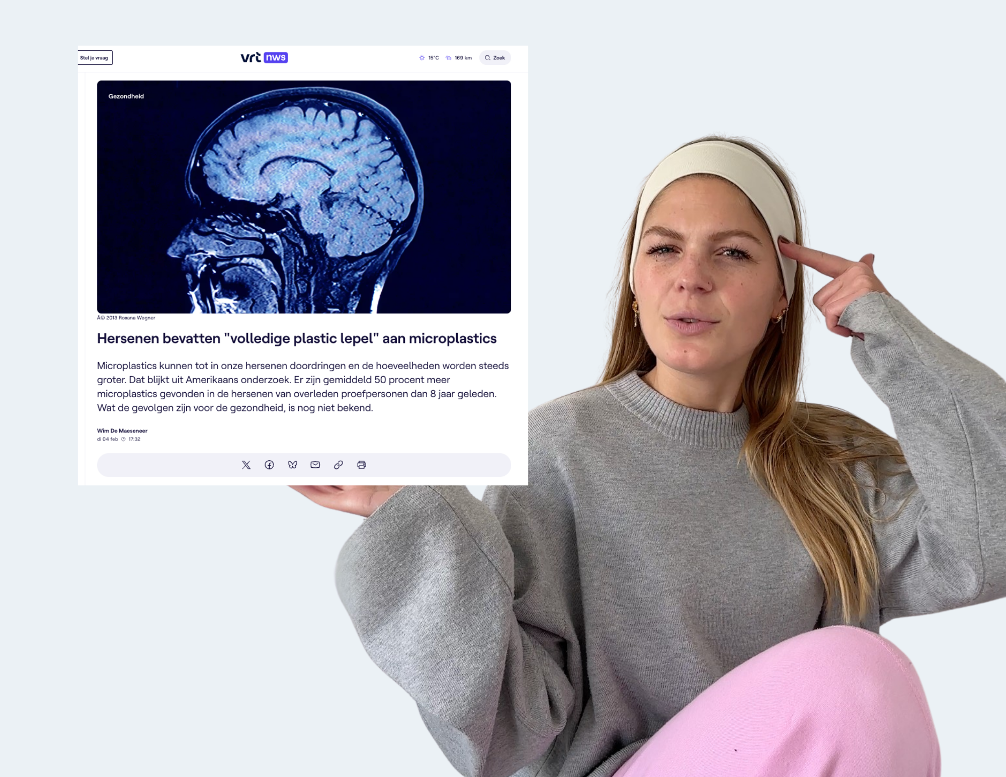 Microplastics in de hersenen: Nog een reden om voor WONDR te kiezen