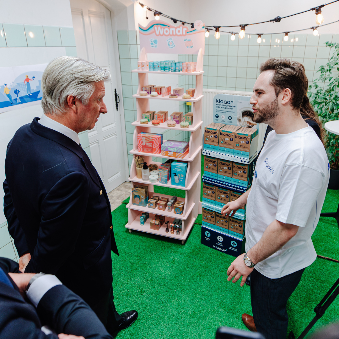 Hoogbezoek van de koning bij WONDR