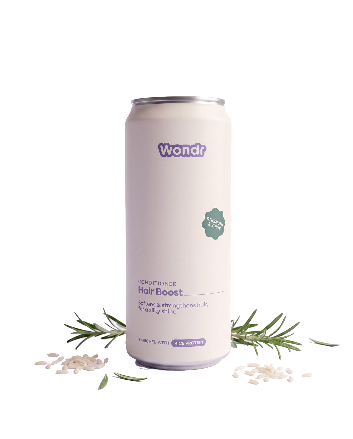 WONDR Liquid Conditioner Hair Boost Rosy Rice refill can