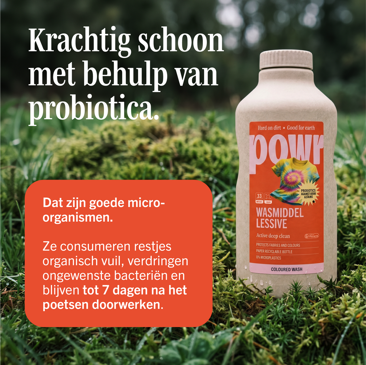 POWR Liquid voor gekleurde was