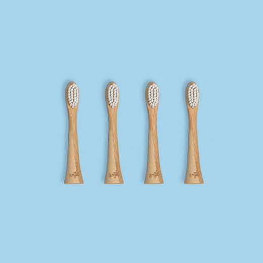Bamboe opzetborstels Soft (4-pack)