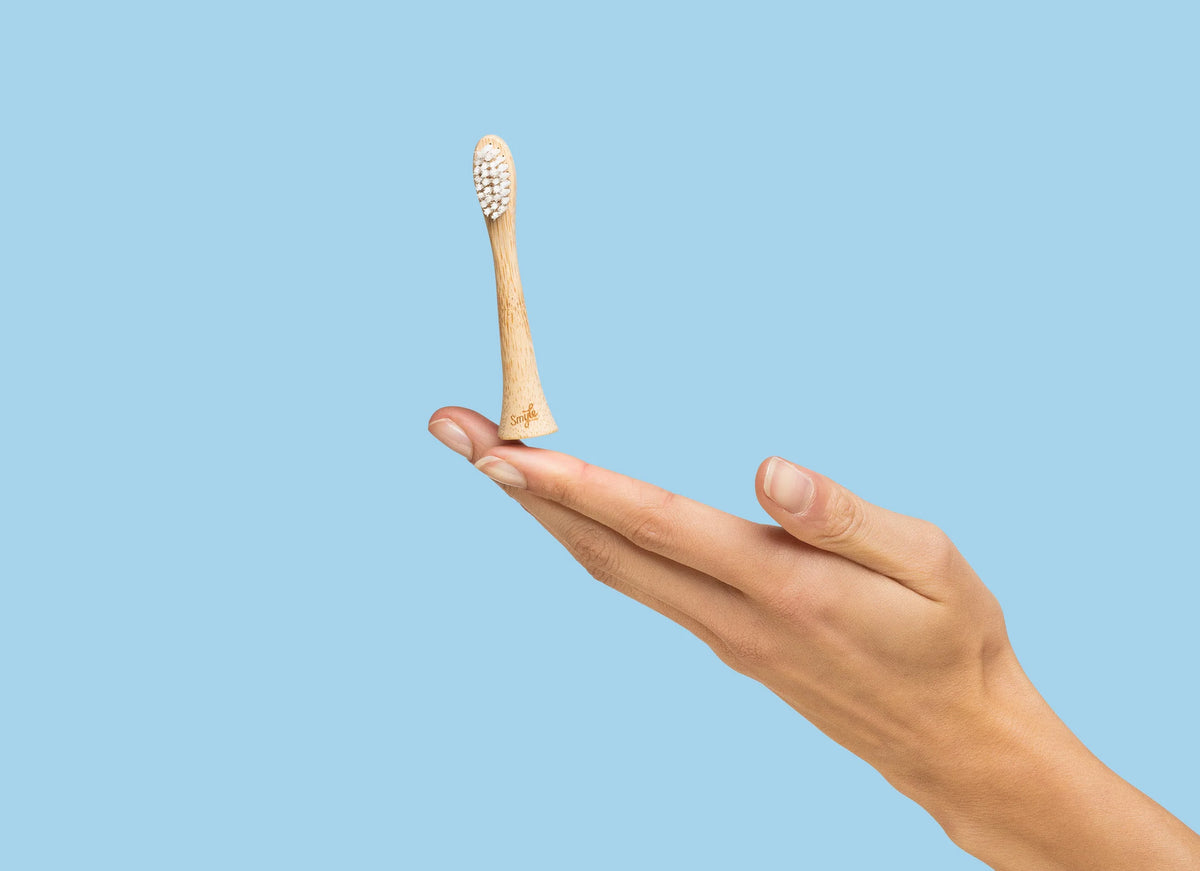 Bamboe opzetborstels Soft (4-pack)