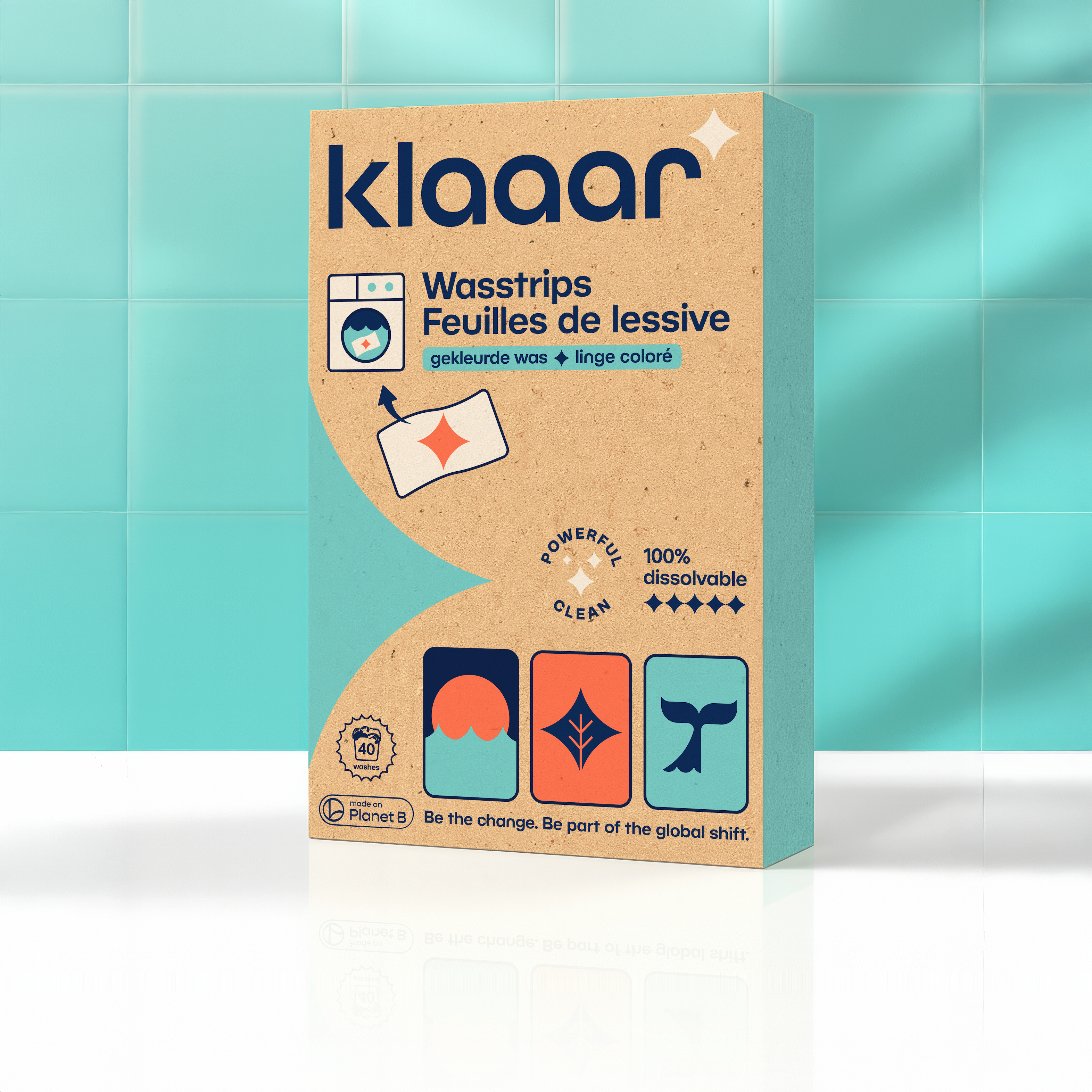 READY wax strips for colored laundry | 2+1