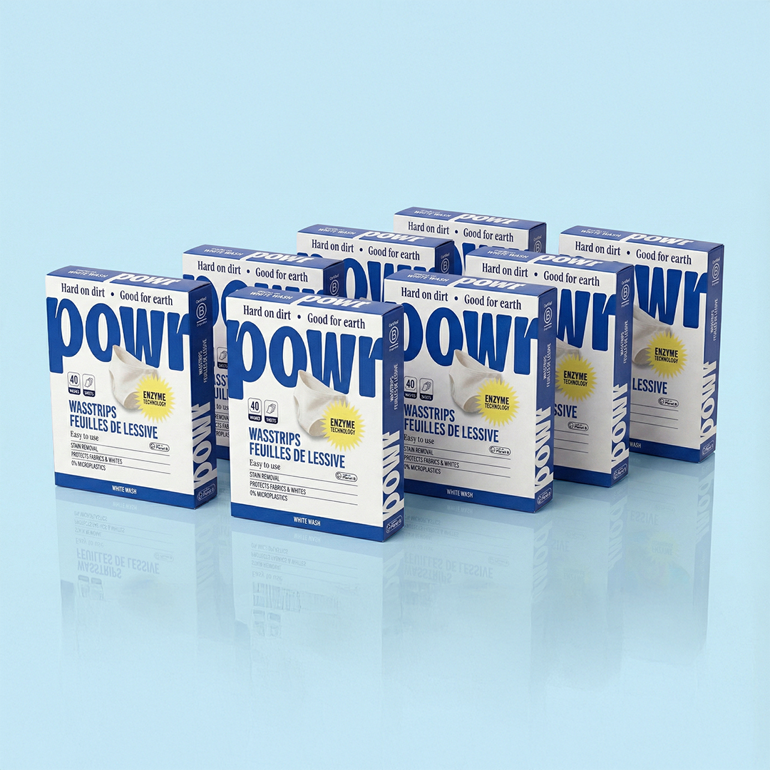 Jaarvoorraad Wasstrips voor witte was | 8x40 wasbeurten
