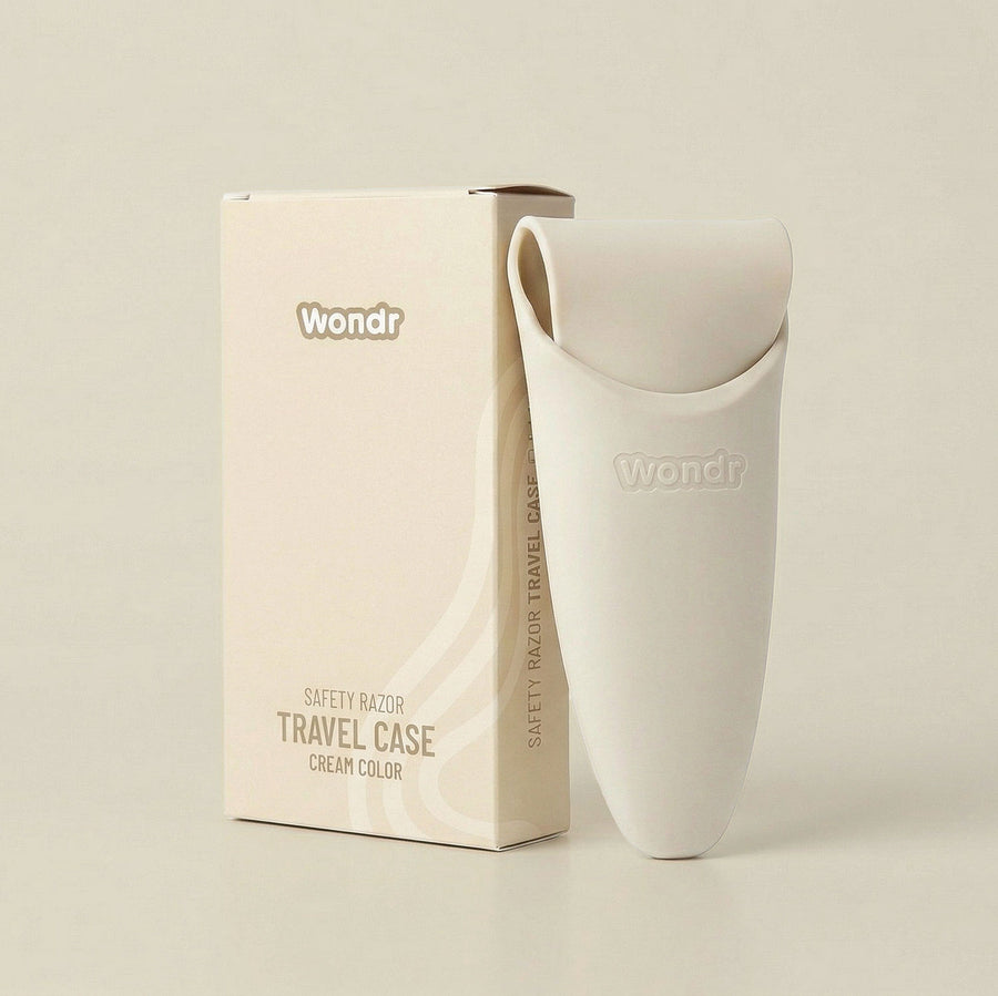 Safety Razor Travel Case - Cream