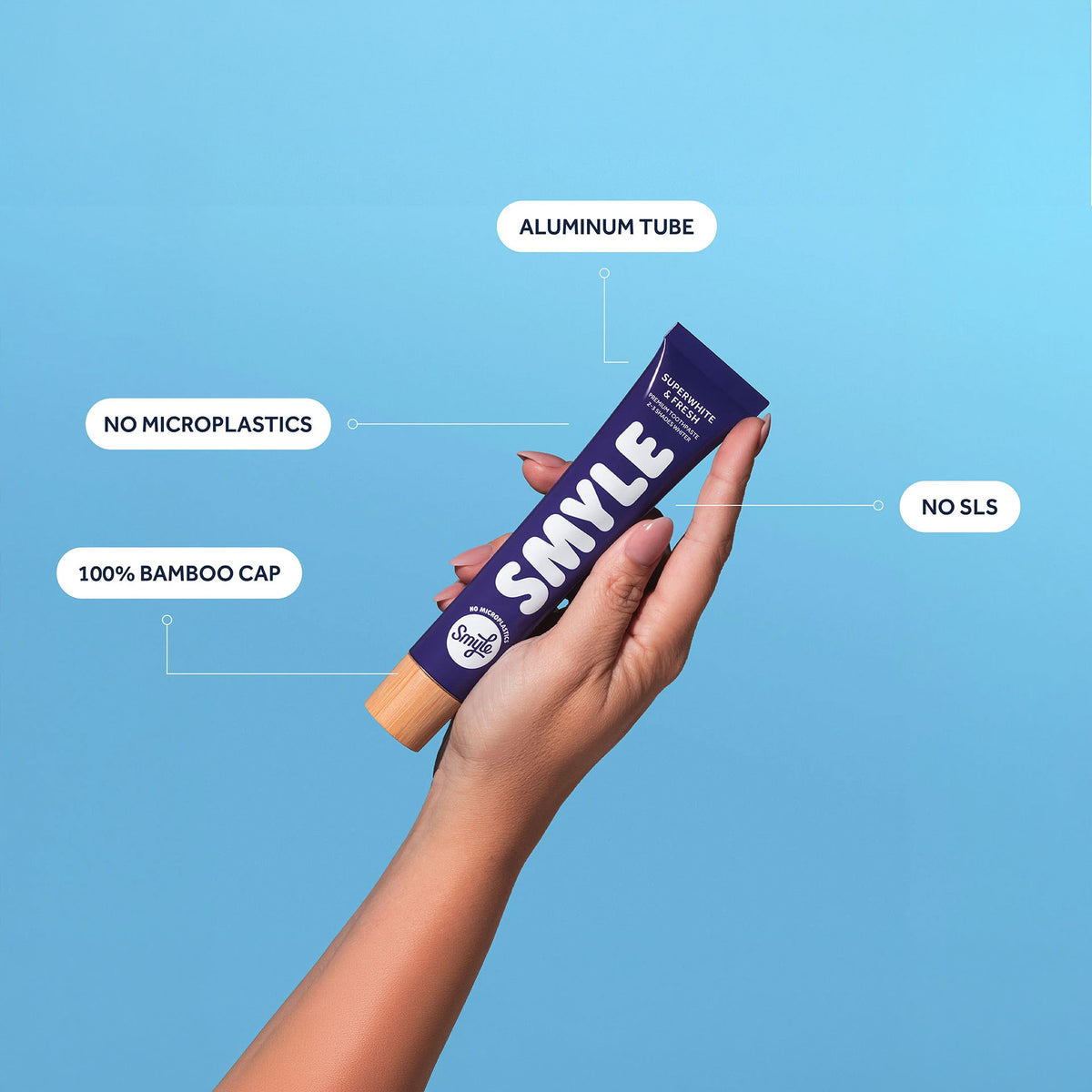 Smyle tandpasta tube | Whitening