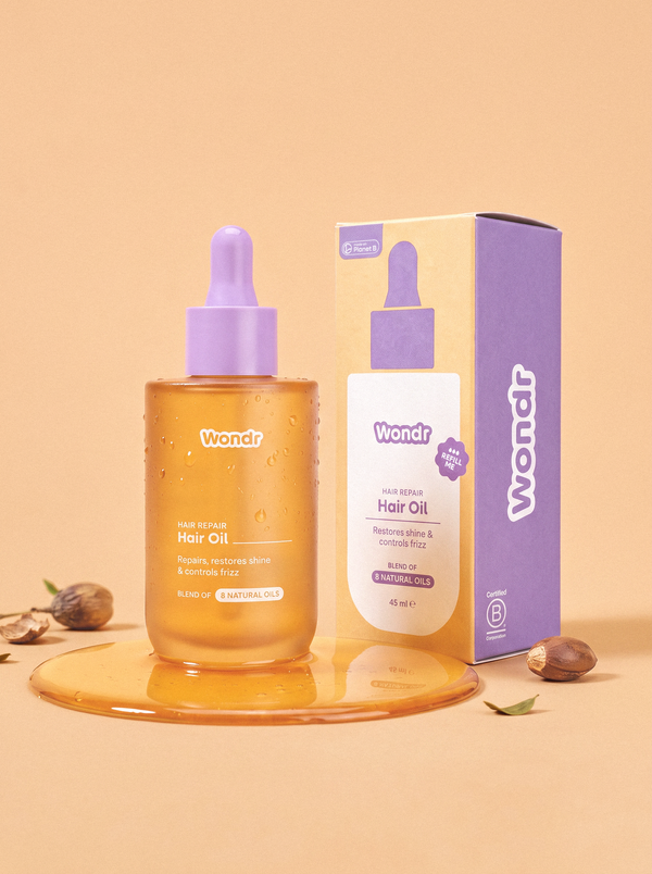Vegan Honey Hair oil - Hover