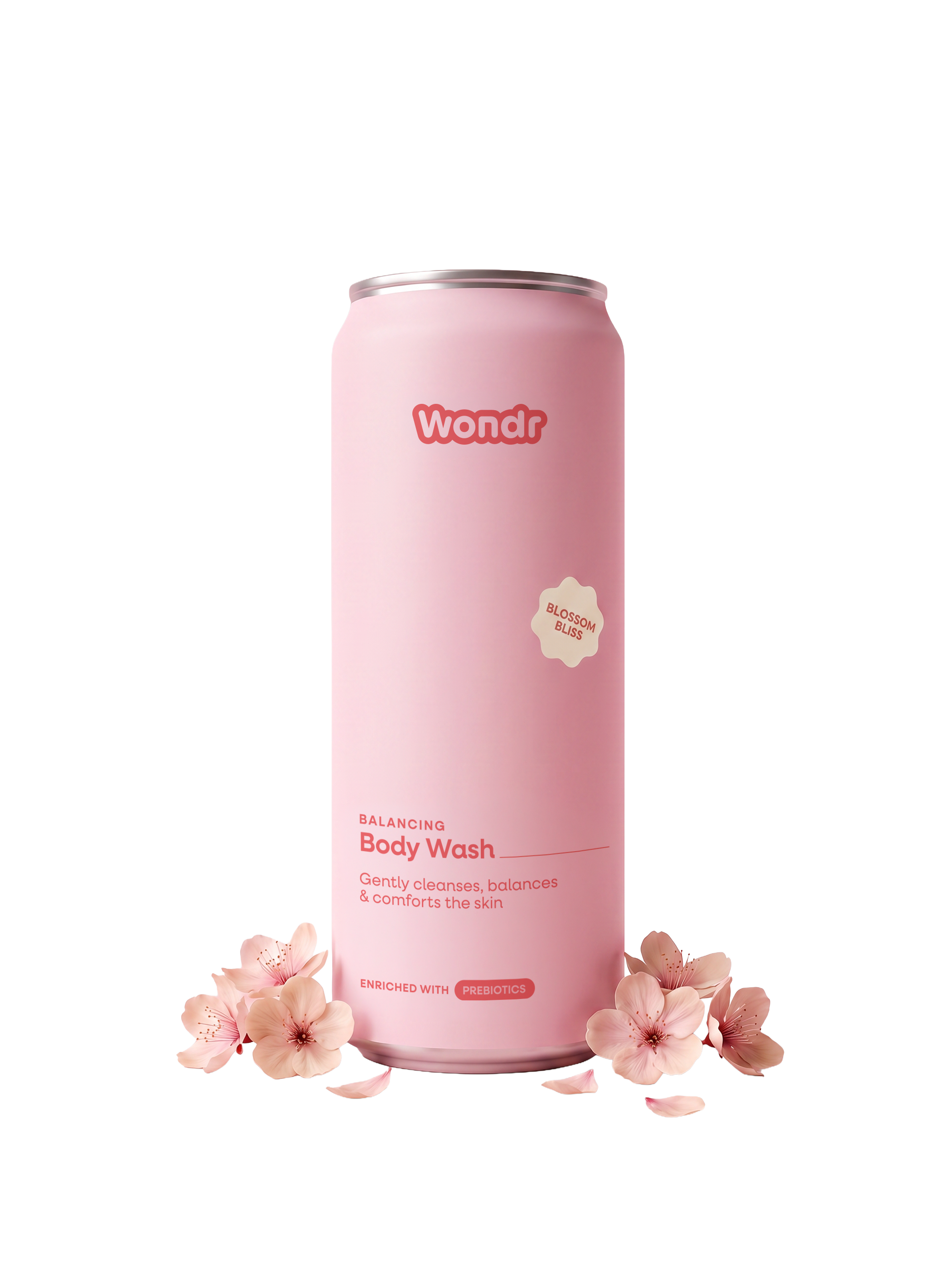 WONDR Liquid Body Wash Balancing Blossom Bliss refill can