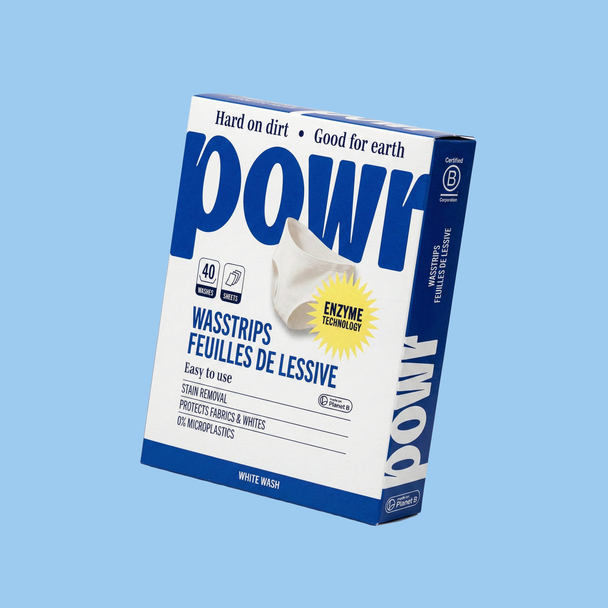 POWR Wasstrips voor witte was