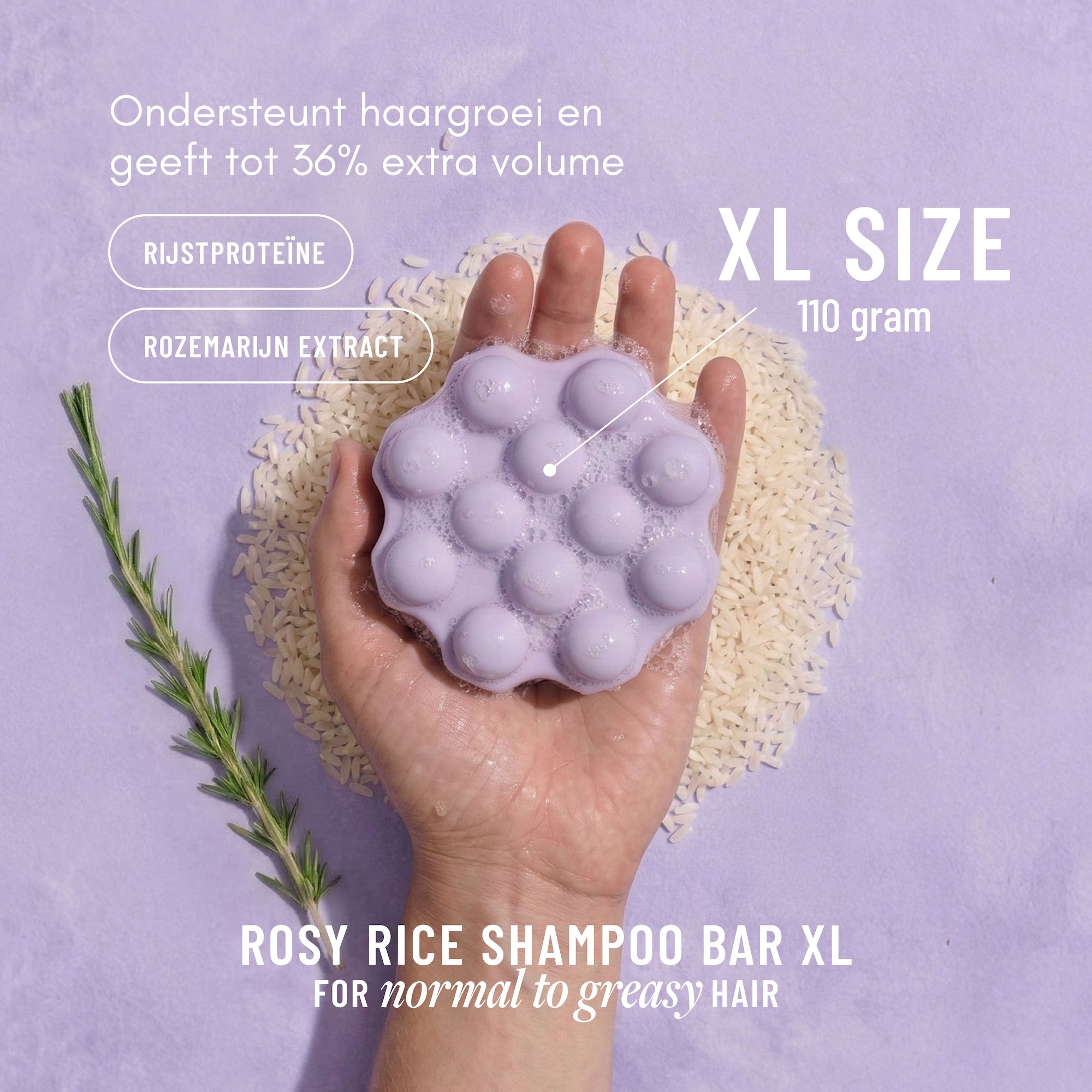 ROSY RICE | Shampoo Bar XL