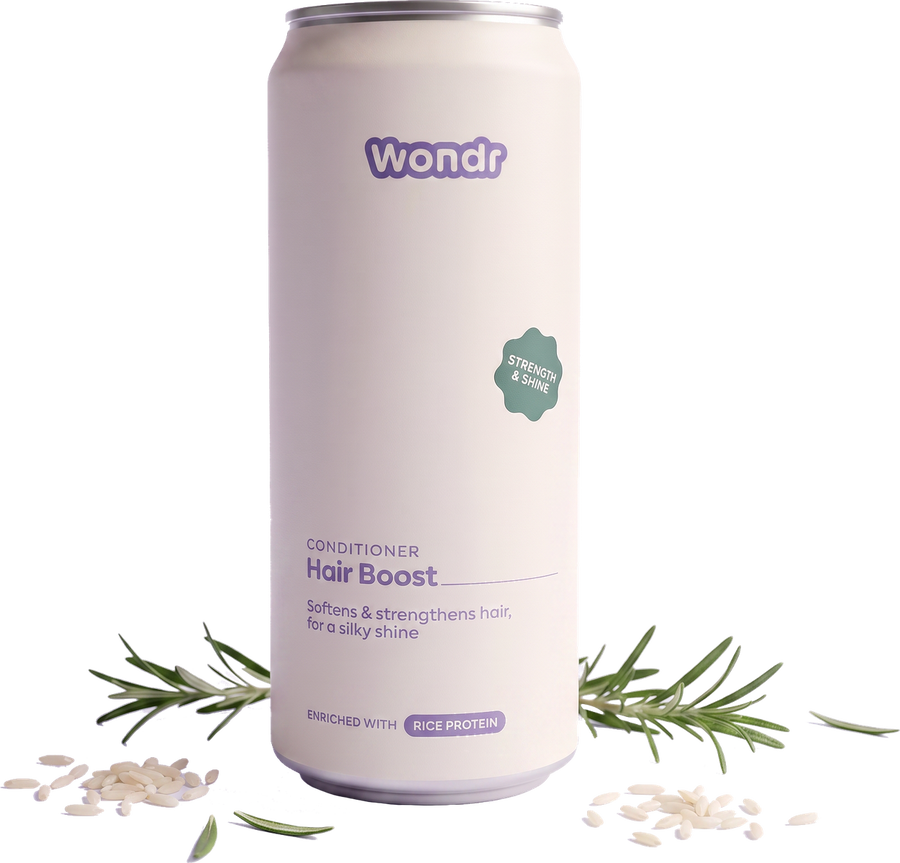 WONDR Hair Boost Conditioner blikje met rozemarijn en rijst