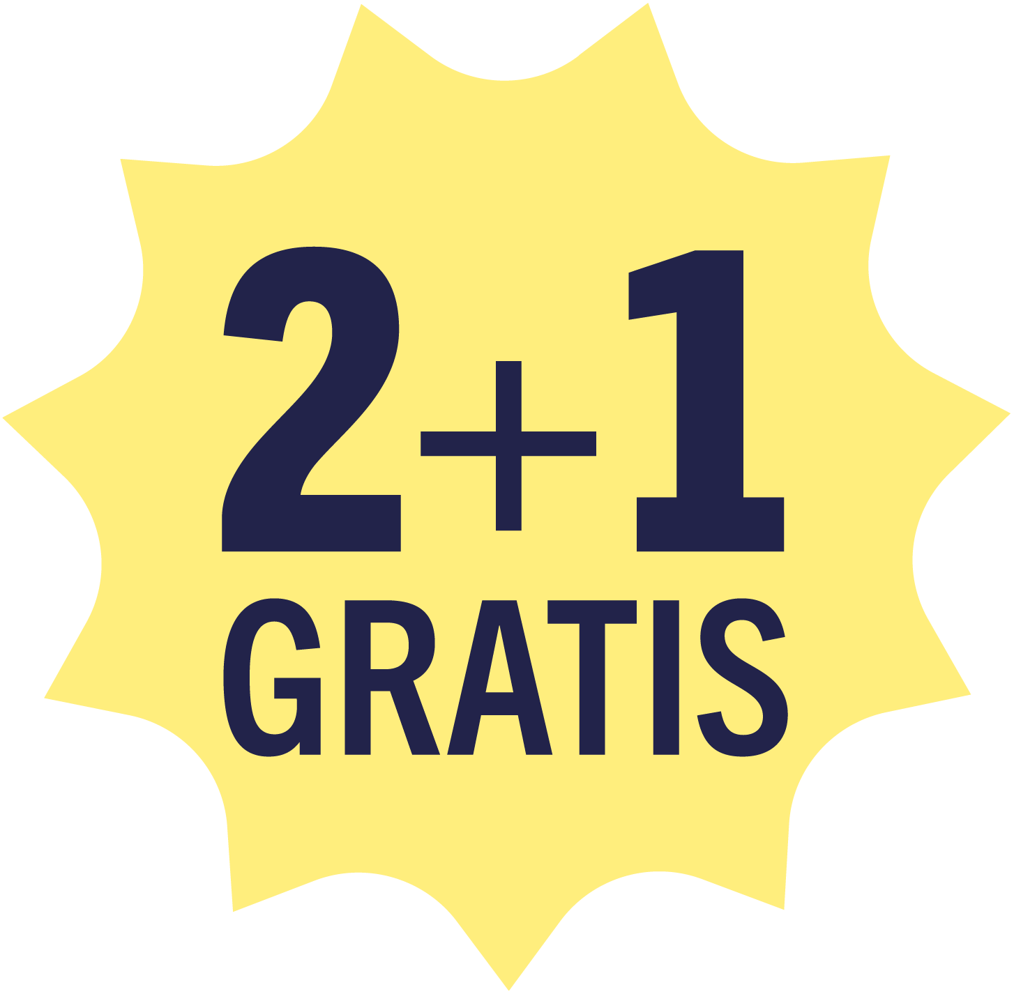 2+1 gratis